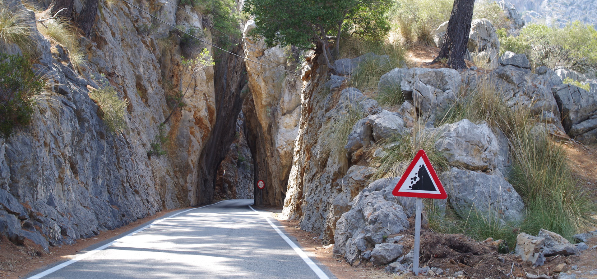 Gebirge Mallorca Straße Serpentinen